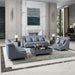 European Furniture - Mayfair Chair Premium Gray Italian Leather - EF-90281-C - GreatFurnitureDeal