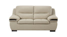 American Eagle Furniture - EK-B113 Light Gray Genuine Leather 3 Piece Living Room Set - EK-B113-LG - SLC - GreatFurnitureDeal