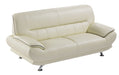 American Eagle Furniture - EK-B118 Ivory Genuine Leather Sofa - EK-B118-IV-SF - GreatFurnitureDeal