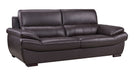 American Eagle Furniture - EK-B305 Dark Chocolate Genuine Leather 3 Piece Living Room Set - EK-B305-DC- SLC - GreatFurnitureDeal