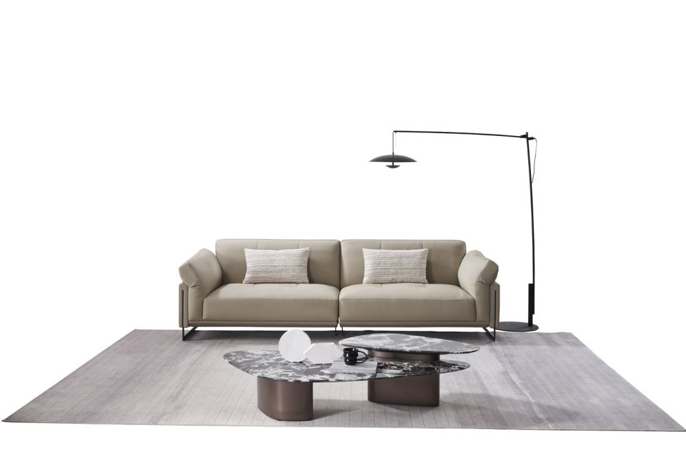 American Eagle Furniture - EK-D02 Genuine Leather Extra Long Sofa - EK-D02