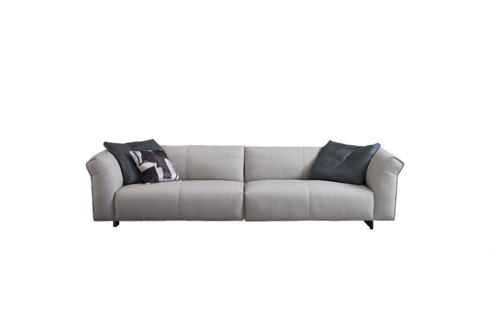 American Eagle Furniture - EK-D03 Genuine Leather Extra Long Sofa - EK-D03