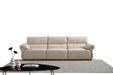 American Eagle Furniture - EK-D833 Ivory Extra Long Top Grain Leather Sofa Set - EK-D833-IV-4S - GreatFurnitureDeal