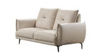 American Eagle Furniture - EK-D835 Ivory Genuine Top Grain Leather 2 Piece Sofa Set - EK-D835-IV-SL - GreatFurnitureDeal