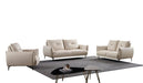 American Eagle Furniture - EK-D835 Ivory Genuine Top Grain Leather 3 Piece Living Room Set - EK-D835-IV-SLC - GreatFurnitureDeal