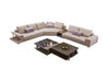 American Eagle Furniture - EK-LY1003R Pinkish Gray Top Grain Genuine Leather Sectional Sofa Set - Right Sitting - EK-LY1003R - GreatFurnitureDeal