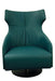 American Eagle Furniture - EK-Y1013 Turquoise Genuine Leather Accent Chair - EK-Y1013 - GreatFurnitureDeal