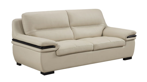 American Eagle Furniture - EK-B113 Light Gray Genuine Leather 3 Piece Living Room Set - EK-B113-LG - SLC - GreatFurnitureDeal