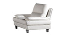 American Eagle Furniture - EK-B109 White Genuine Leather 3 Piece Living Room Set - EK-B109-W - SLC - GreatFurnitureDeal