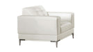 American Eagle Furniture - EK003 White Italian Leather 3 Piece Living Room Set - EK003-W- SLC - GreatFurnitureDeal
