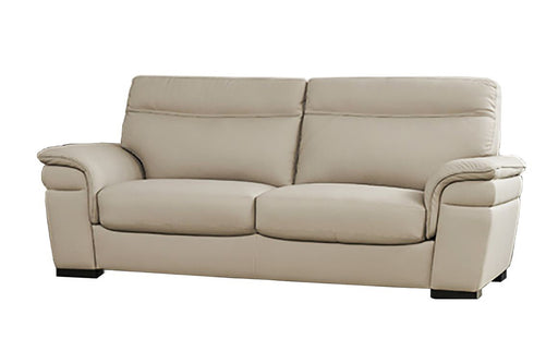 American Eagle Furniture -  EK020 Light Gray Italian Leather Sofa - EK020-LG-SF - GreatFurnitureDeal