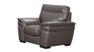 American Eagle Furniture - EK020 Taupe Italian Leather 3 Piece Living Room Set - EK020-TPE SLC - GreatFurnitureDeal
