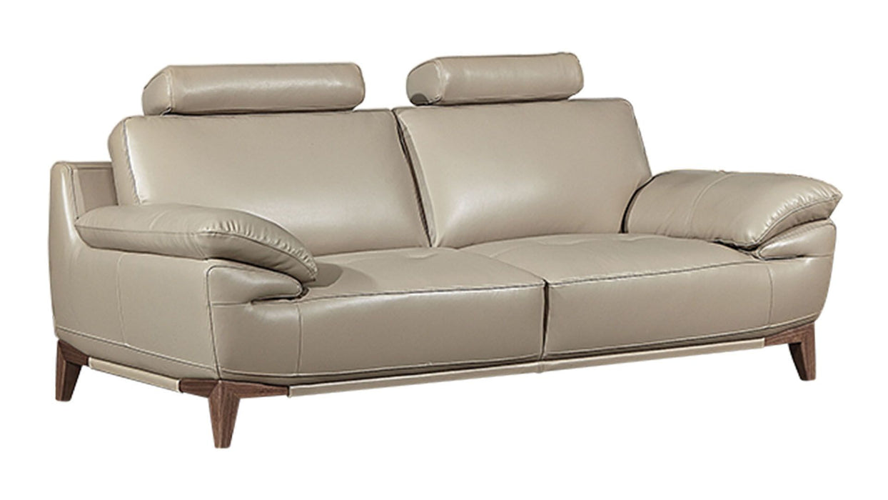 American Eagle Furniture - EK028 Tan Italian Full  Leather 3 Piece Living Room Set -EK028-TAN  SLC - GreatFurnitureDeal