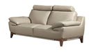 American Eagle Furniture - EK028 Tan Italian Full  Leather 2 Piece Sofa Set - EK028-TAN SL - GreatFurnitureDeal