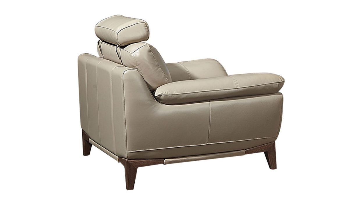 American Eagle Furniture - EK028 Tan Italian Full  Leather 3 Piece Living Room Set -EK028-TAN  SLC - GreatFurnitureDeal