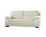 American Eagle Furniture - EK041 Ivory Italian Leather 2 Piece Sofa SET - EK041-IV-SL - GreatFurnitureDeal