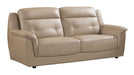 American Eagle Furniture - EK042 Tan Italian Leather 2 Piece Sofa Set - EK042-TAN SL - GreatFurnitureDeal
