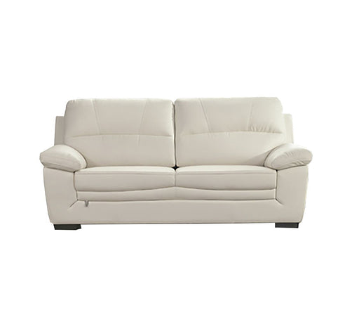 American Eagle Furniture -  EK045 Ivory Italian Leather Sofa - EK045-IV-SF - GreatFurnitureDeal