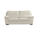 American Eagle Furniture - EK045 Ivory Italian Leather 3 Piece Living Room Set - EK045-IV-SLC - GreatFurnitureDeal