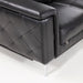 American Eagle Furniture - EK071 Black Italian Leather 3 Piece Living Room Set - EK071-BK SLC - GreatFurnitureDeal