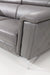 American Eagle Furniture - EK071 Dark Gray Italian Leather Sofa - EK071-GR-SF - GreatFurnitureDeal