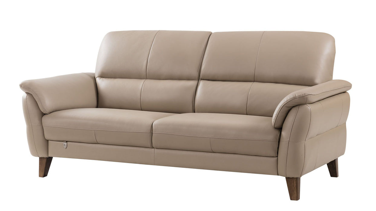 American Eagle Furniture - EK073 Tan Italian Leather 3 Piece Living Room Set - EK073-TAN SLC - GreatFurnitureDeal