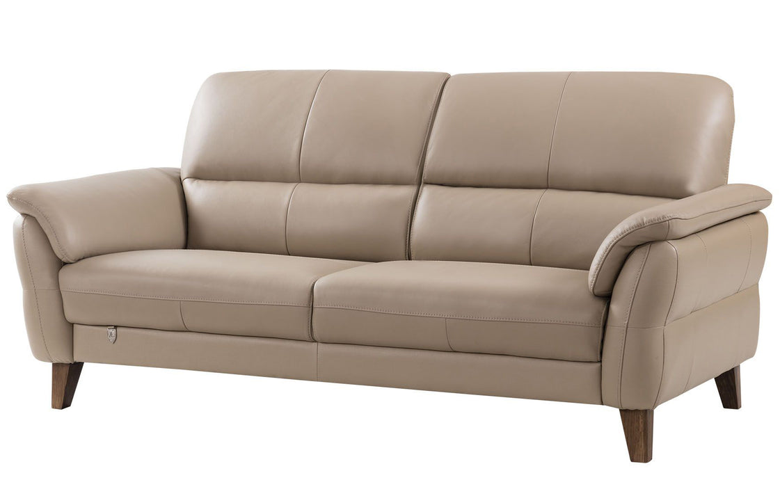 American Eagle Furniture - EK073 Tan Italian Leather Sofa - EK073-TAN-SF - GreatFurnitureDeal