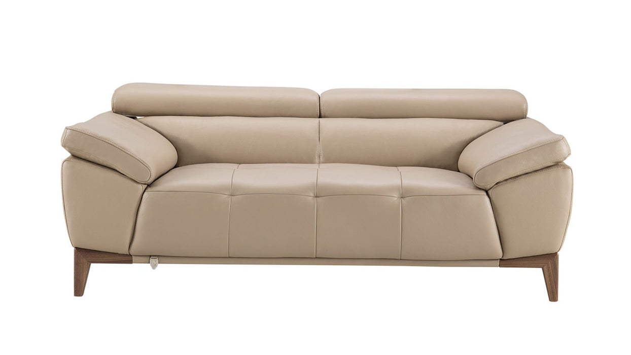 American Eagle Furniture - EK076 Tan Italian Leather 2 Piece Sofa Set - EK076-TAN  SL - GreatFurnitureDeal