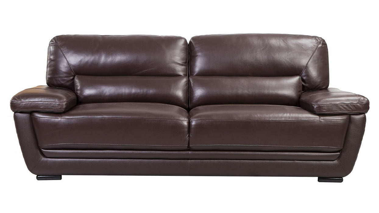 American Eagle Furniture - EK019 3-Piece Living Room Set in Dark Brown - EK019-DB
