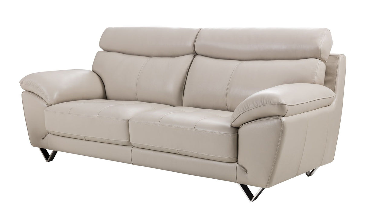 American Eagle Furniture - EK078 2-Piece Living Room Set in Light Grey - EK078-LG - GreatFurnitureDeal