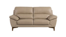 American Eagle Furniture - EK080 Tan Italian Leather 2 Piece Sofa Set - EK080-TAN SL - GreatFurnitureDeal