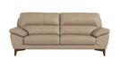 American Eagle Furniture - EK080 Tan Italian Leather 3 Piece Living Room Set - EK080-TAN SLC - GreatFurnitureDeal