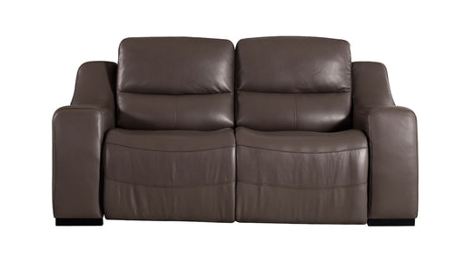 American Eagle Furniture - EK086 Taupe Italian Leather Recliner Sofa Set - EK086-TPE-SF-LS - GreatFurnitureDeal