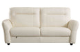 American Eagle Furniture - EK090 White Italian Leather Sofa - EK090-W-SF - GreatFurnitureDeal