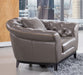 American Eagle Furniture - EK093 Taupe Full Italian Aniline Leather Chair - EK093-TPE-CHR - GreatFurnitureDeal