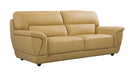 American Eagle Furniture - EK099 Yellow Italian Leather 2 Piece Sofa Set - EK099-YO SL - GreatFurnitureDeal