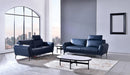 American Eagle Furniture - EK1300 Blue Full Leather Loveseat - EK1300-BLU-LS - GreatFurnitureDeal