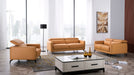 American Eagle Furniture - EK155 Yellow Genuine Leather 2 Piece Sofa Set - EK155-YO SL - GreatFurnitureDeal