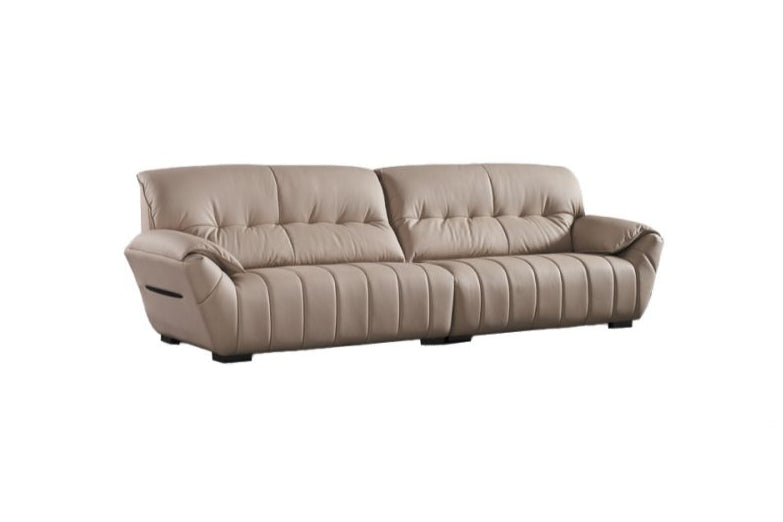 American Eagle Furniture - EK2233 Peach Extra long Top Grain Genuine Leather Sofa - EK2233 - GreatFurnitureDeal
