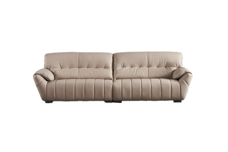 American Eagle Furniture - EK2233 Peach Extra long Top Grain Genuine Leather Sofa - EK2233 - GreatFurnitureDeal