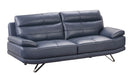 American Eagle Furniture - EK530 Navy Blue Leather 2 Piece Sofa  Set - EK530-NB-SL - GreatFurnitureDeal