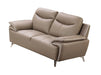 American Eagle Furniture - EK531 Dark Tan Leather 2 Piece Sofa Set - EK531-DT-SL - GreatFurnitureDeal
