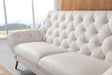 American Eagle Furniture - EK8003 White Italian Leather Sofa - EK8003-W-SF - GreatFurnitureDeal