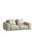 American Eagle Furniture -EK8008 Light Gray Full Leather Loveseat - EK8008-LG-LS - GreatFurnitureDeal