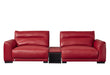 American Eagle Furniture - EK8012 Red Genuine Leather Sofa and Loveseat Set - EK8012-RED-SL - GreatFurnitureDeal