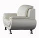 American Eagle Furniture - EK9600 Ivory Genuine Leather 3 Piece Living Room Set - EK9600-IV-SLC - GreatFurnitureDeal