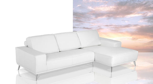 VIG Furniture - Dima Elite Modern White Leather Sectional Sofa - VGDIELITE-WHT - GreatFurnitureDeal