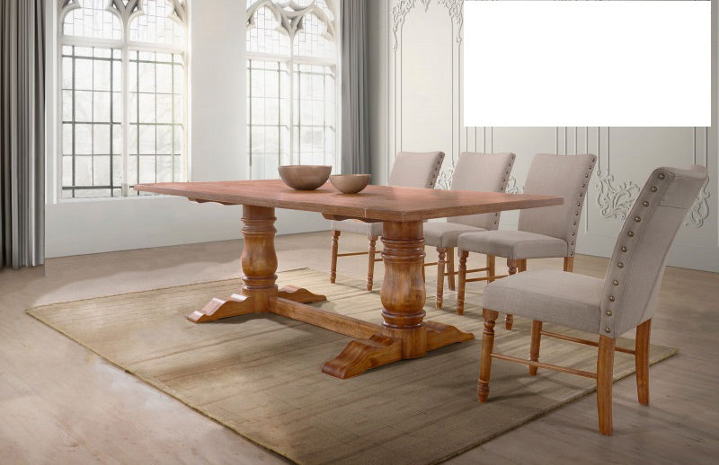 Mariano Furniture - Ellen 5 Piece Dining Table Set in Natural Oak - BM-ELLEANS - GreatFurnitureDeal