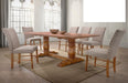 Mariano Furniture - Ellen 7 Piece Dining Table Set in Natural Oak - BM-ELLEAN7 - GreatFurnitureDeal