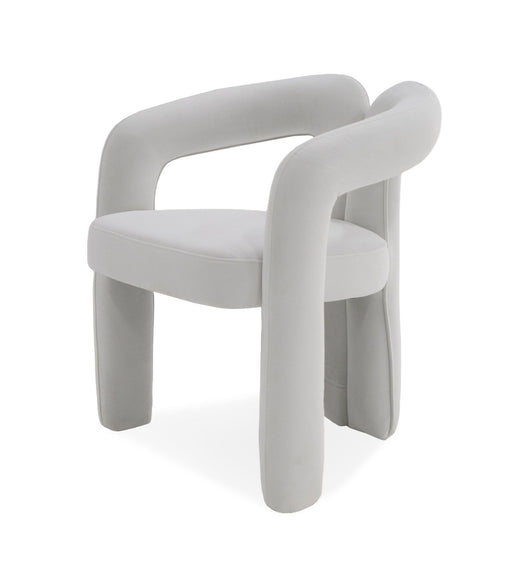 VIG Furniture - Modrest Ellen Glam White Velvet Dining Chair - VGODZW-21077-WHT-DC - GreatFurnitureDeal